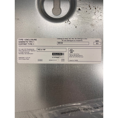 SQUARE D Panelboard Enclosure 38"x20" 42 Spaces, 225 A Amps, Steel, 4HGX5/4HGX6