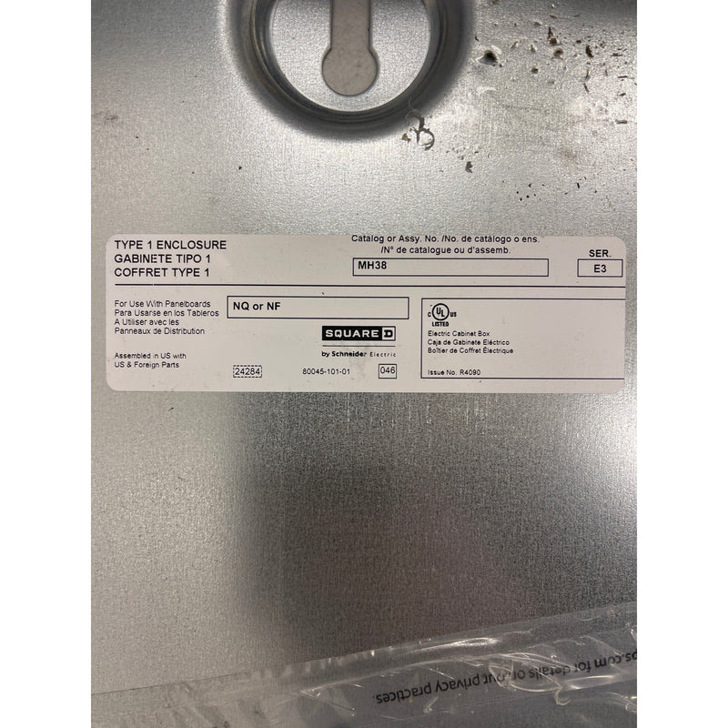 SQUARE D Panelboard Enclosure 38"x20" 42 Spaces, 225 A Amps, Steel, 4HGX5/4HGX6