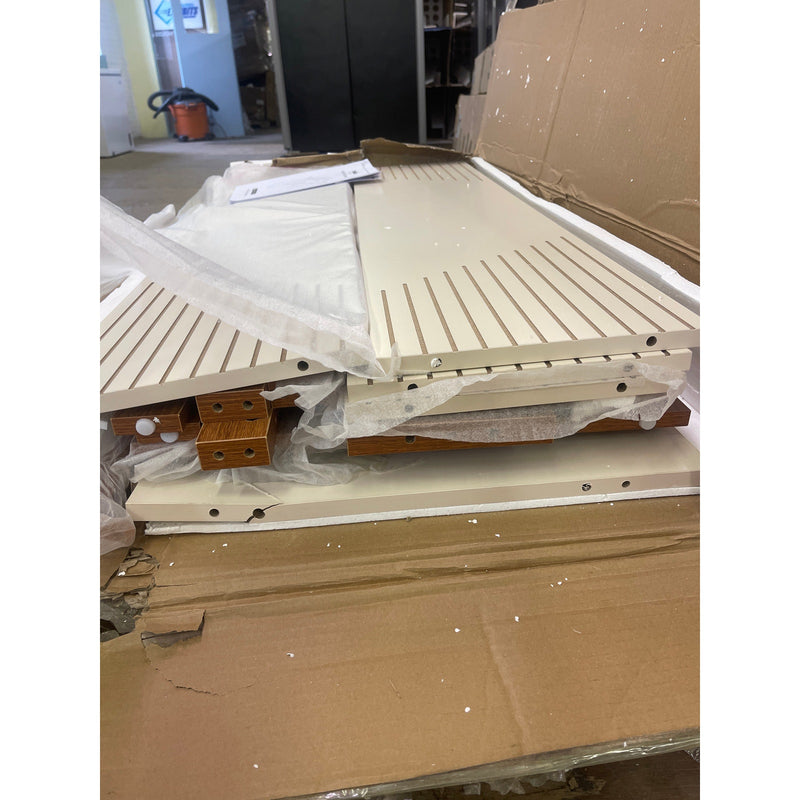 Tribesigns 47" Reception Desk, Modern Front Desk Retail Counter for Office, READ