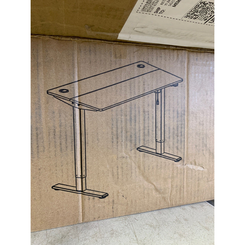FLEXISPOT Standing Desk 48" x 24" w Split Piece Desk Height Adjustable Mahogany