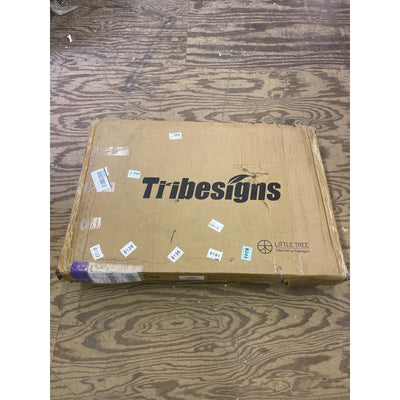 Tribesigns Rectangle Dining Table 78" x 28" Kitchen Table 6-8 People Tan/Black