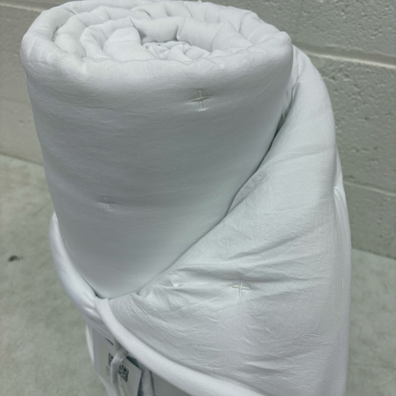 Mainstays Queen Comforter w 2 Pillow Shams Plain Design Tiny X&