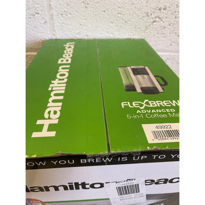 Hamilton Beach FlexBrew Advanced 5-in-1 Coffee Maker, Pods, Ground Coffee