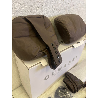 OUMANNI Seat Covers Universal Fit Breathable Suede 2 Front Seat/Headrest Brown