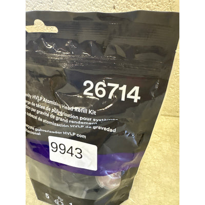 3M Performance Gravity HVLP Atomizing Head Refill Kit, Size 1.4, Spray Gun 26714