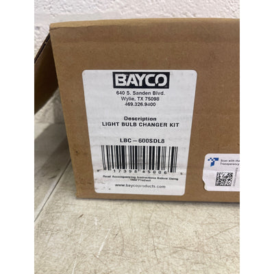 BAYCO Light Bulb Changer with 11' 3-Section Steel Pole & 3 Changer Heads