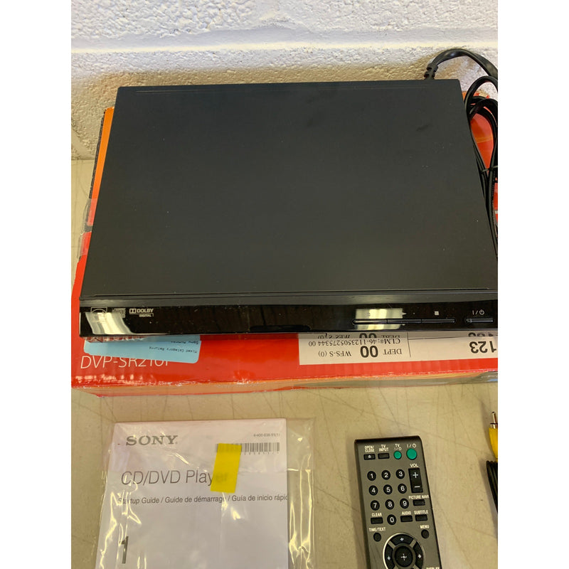 Sony Lecteur DVD Player W Remote Progressive Scan DVPSR210P Black