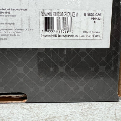 Baldwin Prestige Nautica Satin Nickel Door Handleset with Tobin Door Handle