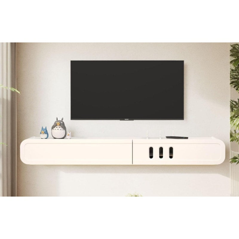 Floating TV Stand in Solid Wood, 52&