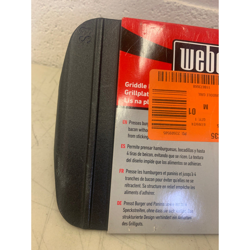 Weber Griddle Grill Press in Cast Iron 9"x6" 4lb