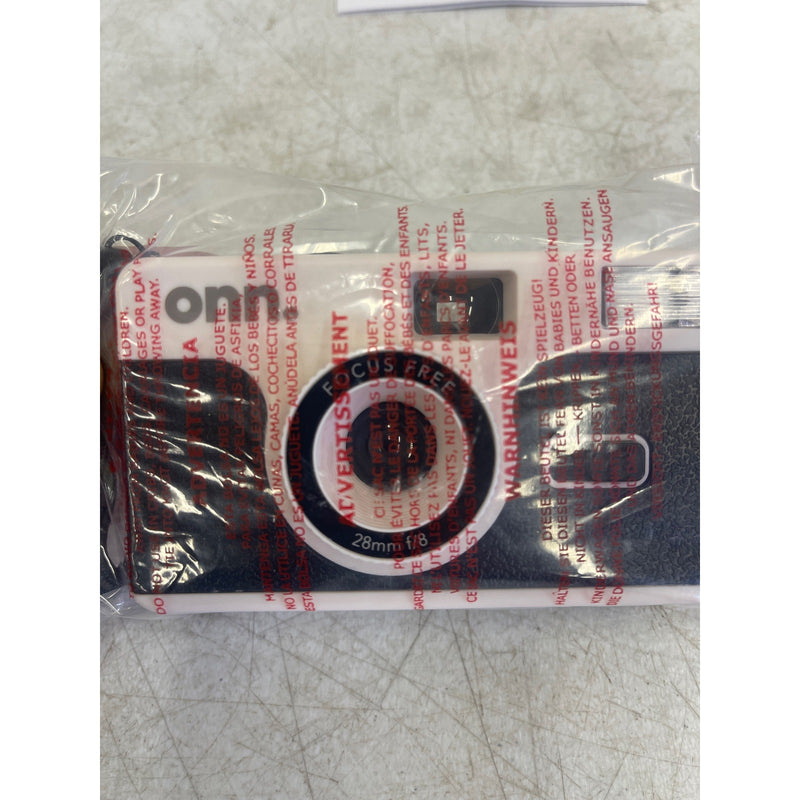 onn. Reusable 35MM Camera w/Flash, Wrist Strap Film and Batteries Included Black