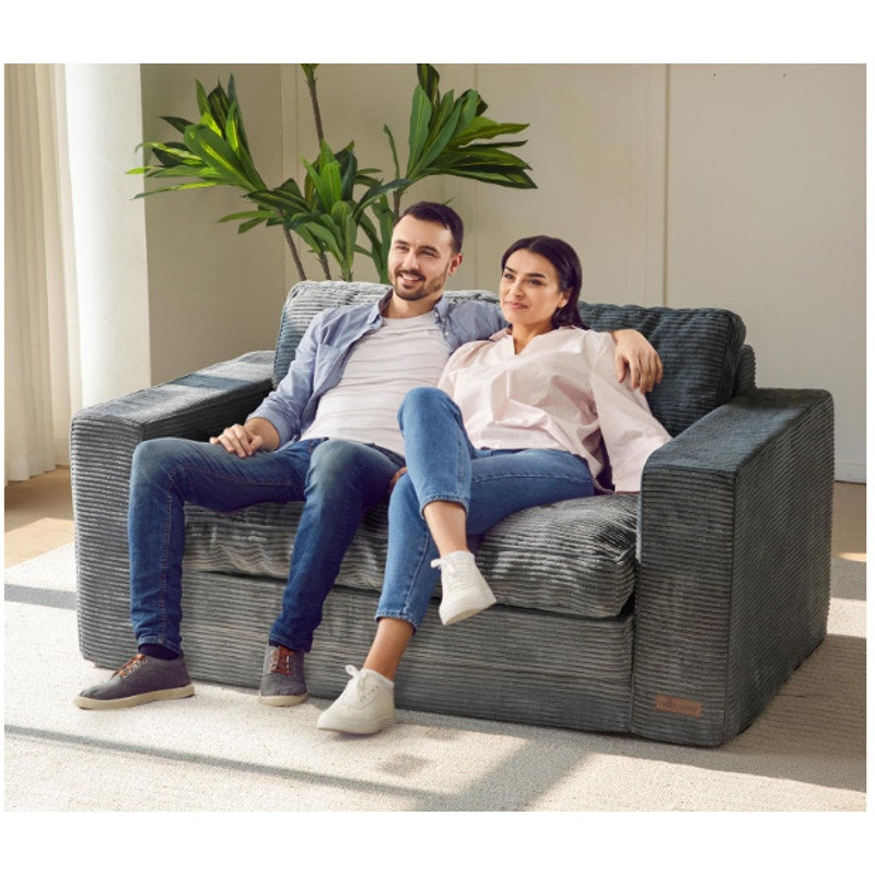 MAXYOYO Convertible Sofa Bed Pull Out Loveseat Sleeper Sofa 2in1 Folding Couch