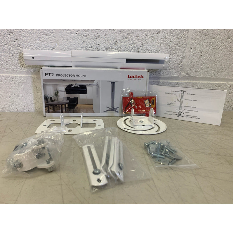 Loctek 24-inch LCD/DLP Projector Ceiling Mount Bracket White