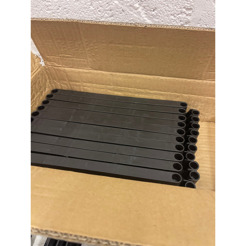 Wexcise Narrow Shoe Rack 10-Tiers Tall Shoe Rack for Entryway 20-24 Pairs, Black