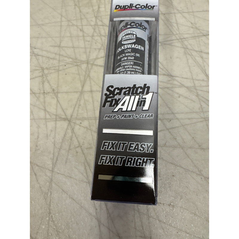 Duplicolor All-in-1 Touch Up Paint Pen, Black Magic Volkswagen LC9Z 0.25 fl oz