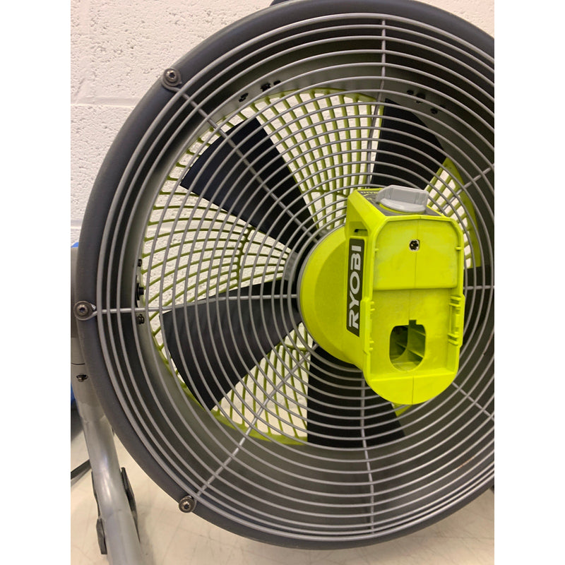 RYOBI ONE+ 18V Cordless Hybrid WHISPER SERIES 14 in. Air Cannon Fan (FAN ONLY)