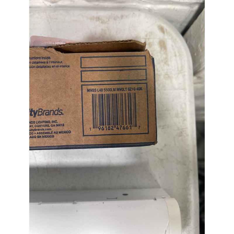 4Ft Lithonia Lighting Strip Light L48 5500LM MVOLT GZ10 40K LED, SEE DETAILS