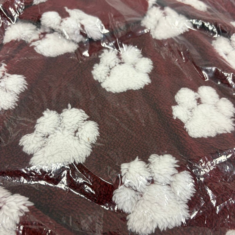 Koolaburra by UGG Pet Maggie Paw Hoodie Dog Jacket w Hood 20-21" Collar, Red XL