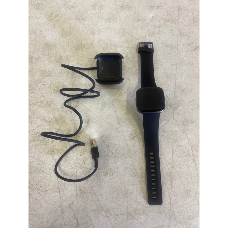 Fitbit Versa 2 Health & Fitness Smartwatch - Black/Carbon Aluminum FB507BKBK