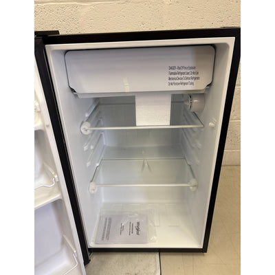 Whirlpool 4.3 cu ft Mini Refrigerator Stainless Steel 2 Shelves & Freezer 120V