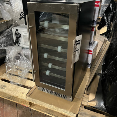 Danby 28 Bottle Upright Wine Cooler, 3.1 cuft, Built-In 15-In, SEE DETAILS