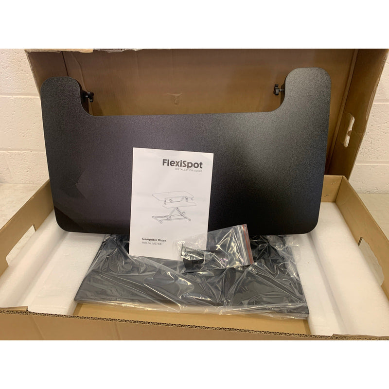 FLEXISPOT 28" Desk Converter Sit to Stand Keyboard Tray Black M27SB SEE DETAILS