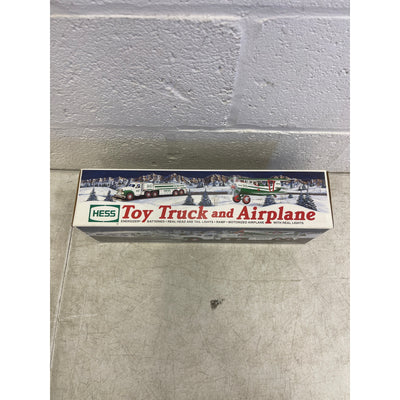 Hess 2002 18 Wheeler Truck and Airplane Toy - New - Original Box - Collectable