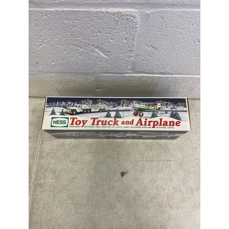 Hess 2002 18 Wheeler Truck and Airplane Toy - New - Original Box - Collectable