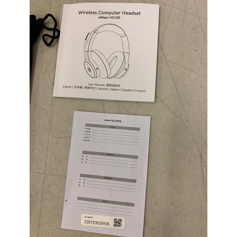 EMEET Bluetooth Headset with Microphone, Wireless Computer & Gaming Headphones