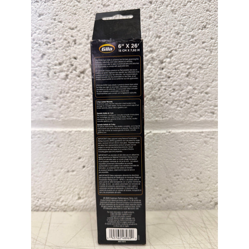 Gila Heat Shield Elite 20% Rear Window Ceramic Automotive Tint (6in x 26ft)