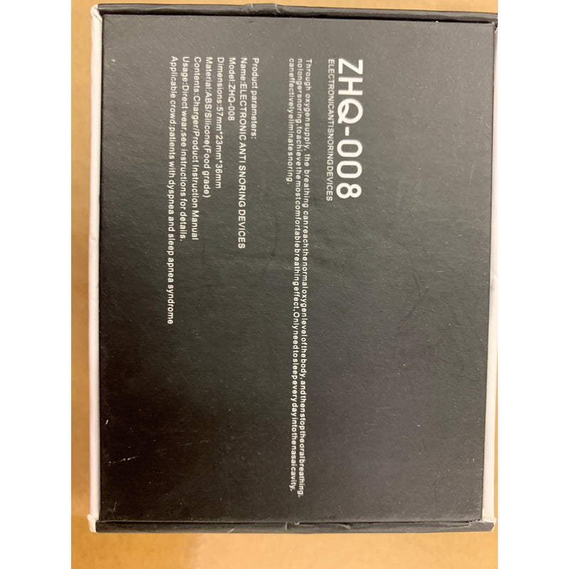 ZHQ Electric Anti-Snoring Device Mini Sleep Aid for Snoring & Sleep Apnea Relief