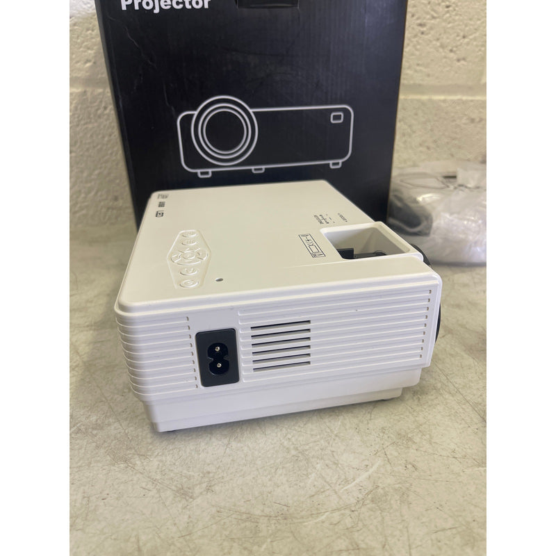 DR.J Professional Mini Projector w Bluetooth 5.2 & Screen, 8000L HD 1080P Small