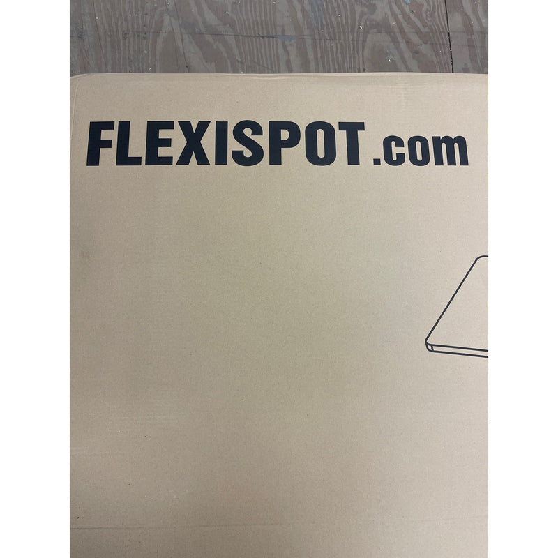 Flexispot Desk Top Only No Frame, L-shaped 1-Piece, 63" x 43" x 1" Brown