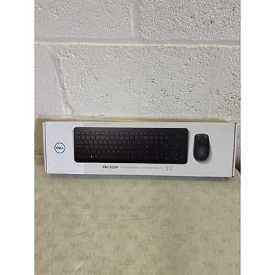 Dell Keyboard & Mouse, Wireless, Adjustable Tilt, Numeric Keypad - Black KM3322W