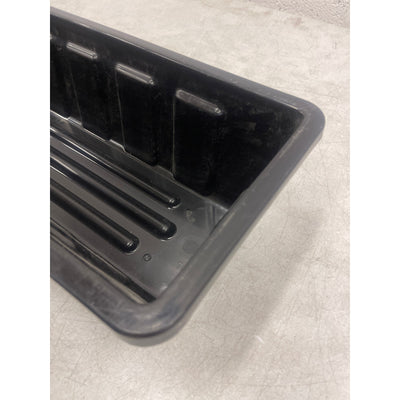 Novelty Poly-Pro Plastic Flower Box Planter, Black, 36-Inch - 11 Quarts Dry Soil