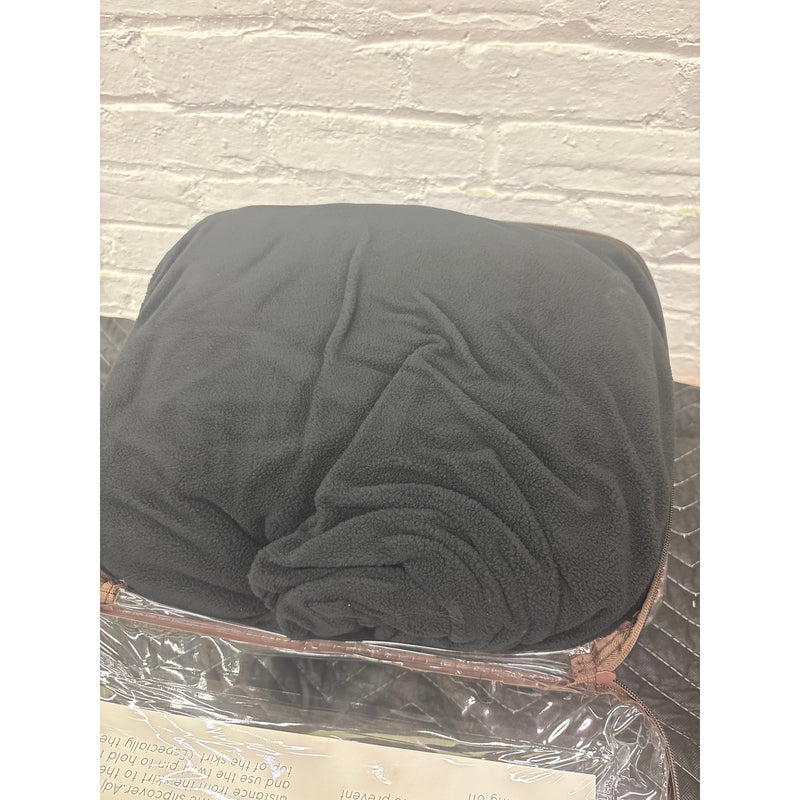 NICEEC Sofa Cover Super Soft 1-Piece Black Sofa Slipcover Protector with Skirt