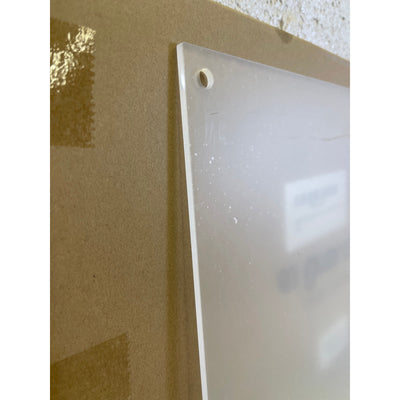 Guardmate Blank Acrylic Dry-Erase Board 18" x 14" Clear, Wall-Mount with Markers