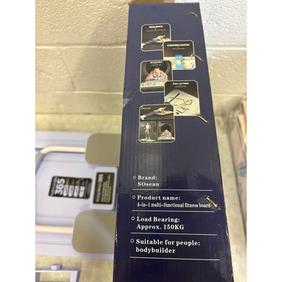 SOseau 4in1 Multifunctional Pilates Fitness Board Foldable Built in Timer Purple