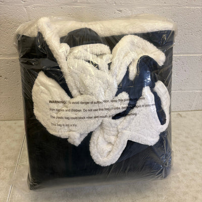 UGG Sloan Queen Comforter Set w 2 Shams, Soft Bedding Reversible - Navy Blue