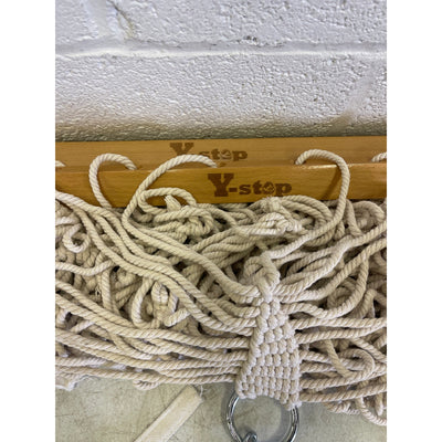 Y- STOP Hammocks, Traditional Cotton Rope Hammock for Two Person, Max 440 Lbs
