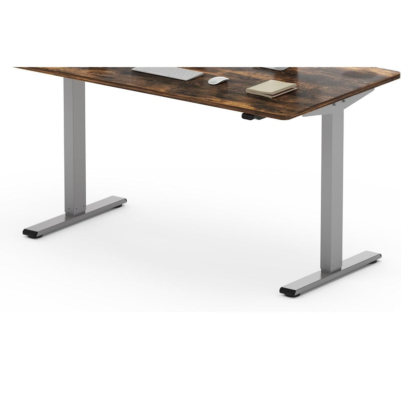 FLEXISPOT Sit & Stand Desk Frame w 2-Button Electric Controller EC1S Silver