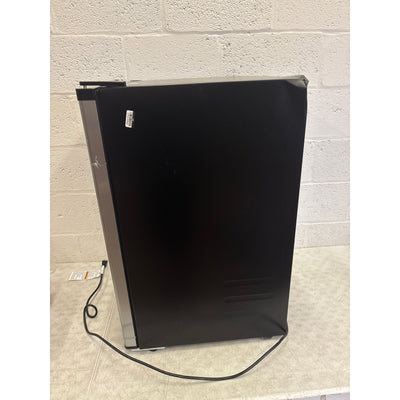 SEE DETAIL Whirlpool 4.3cu ft Mini Refrigerator Stainless Steel Freezer, Shelfs