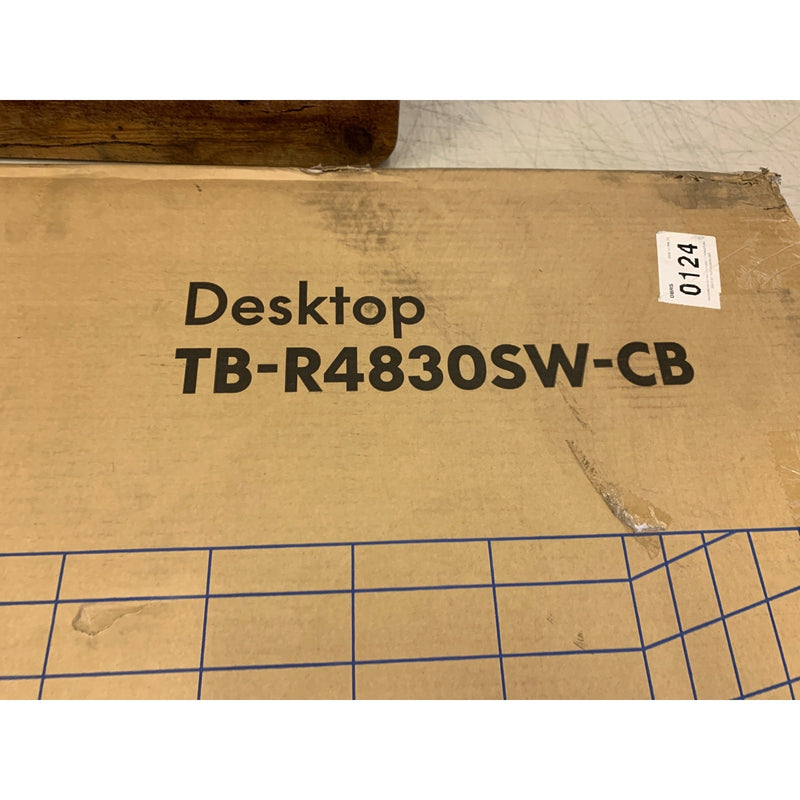 Flexispot Desk Top Only No Frame , Rustic Wood, 48" x 20" w Rounded Corners