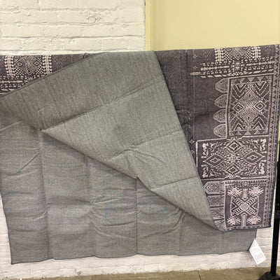 Nicetown 6'x9' Area Rug Thin Machine Washable Non-Slip Stain Resistant - Gray