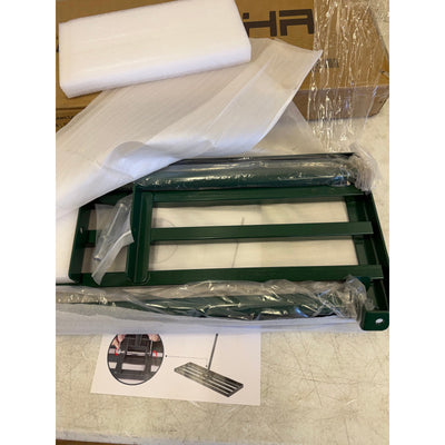 UUMENHA Heavy Duty Lawn Leveling Rake, 30"x 10", 6.5FT Steel Handle