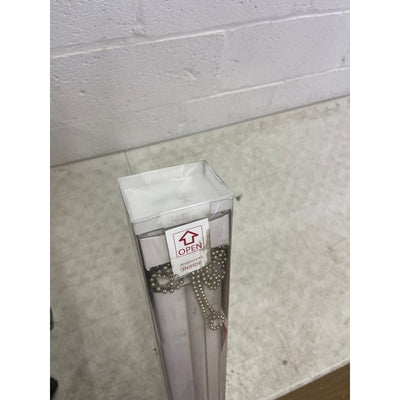 GENIMO Zebra Blinds Dual Layer Roller Window Shades 54" x 72" - White