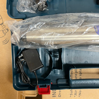 High Pressure Electric Pipe Dredger Plunger Blaster Rechargeable w Attachments