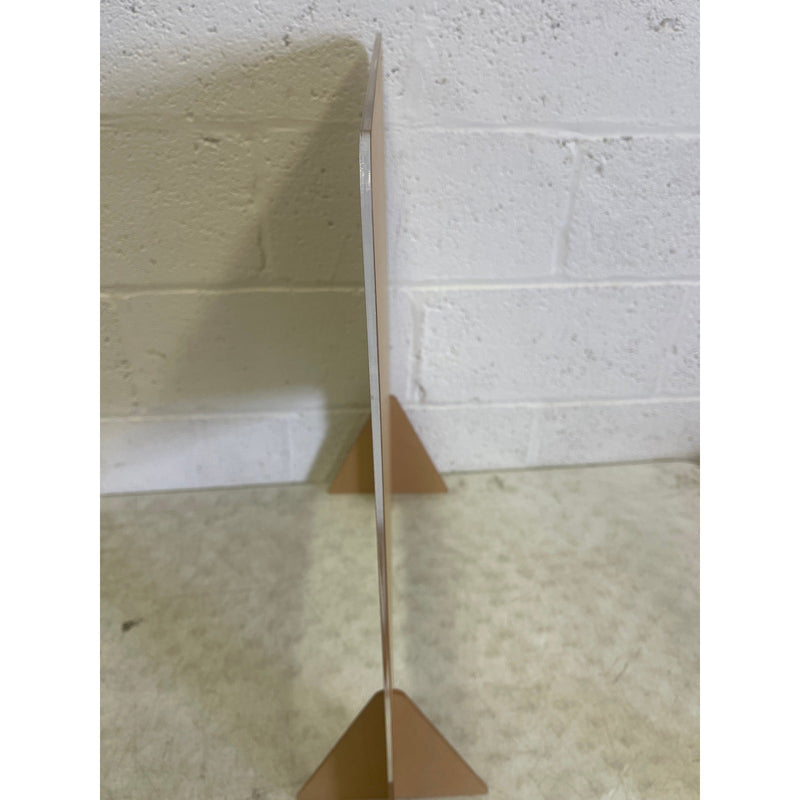 Plexiglass Protective Shield 26" x 22" x 1/4" Thick w 8" Stand Base
