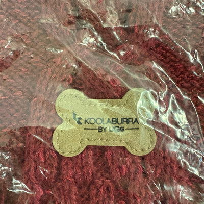 Koolaburra by UGG Pet Oliver Sweater Dog Jacket - 20-21" Collar, Red - XL