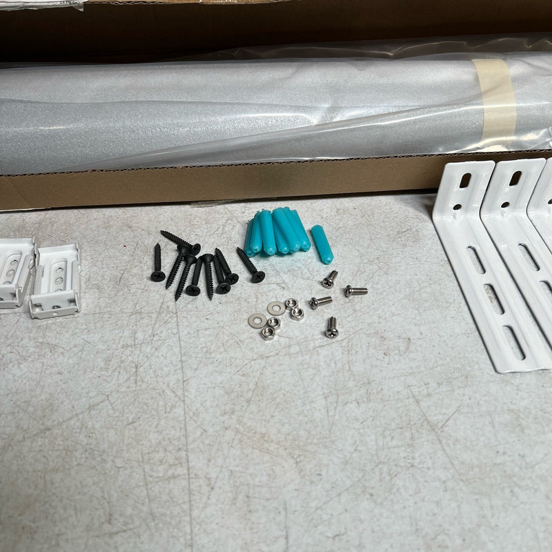 Set-of-2 54" W x 42" L Keego Roller Shades, Room Darkening, Gray / Off White